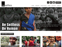 Tablet Screenshot of beselfless.org